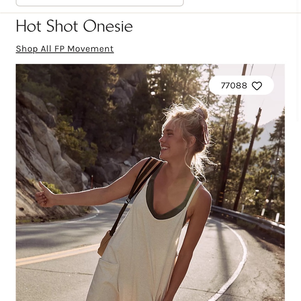 Free People Hot Shot Onesie